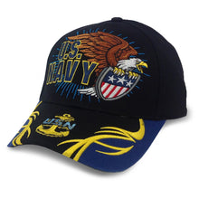 Load image into Gallery viewer, Navy Spiker Cap