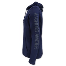 Load image into Gallery viewer, Navy Under Armour Anchors Aweigh Armour Fleece Hood (Navy)