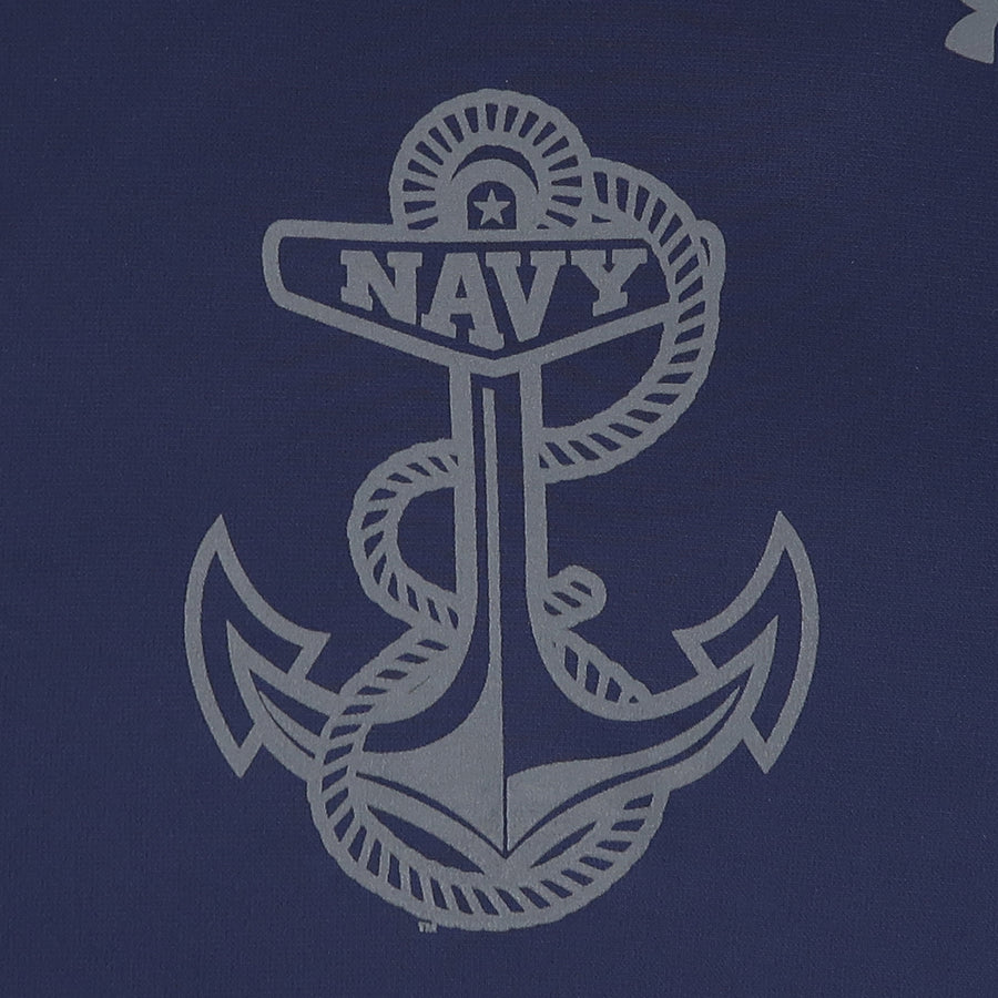 Navy Under Armour Anchors Aweigh Armour Fleece Hood (Navy)