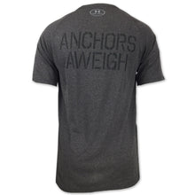 Load image into Gallery viewer, Navy Under Armour Anchors Aweigh Tech T-Shirt (Charcoal)