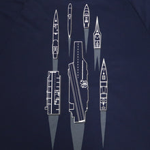 Load image into Gallery viewer, Navy Under Armour Rivalry Ship T-Shirt