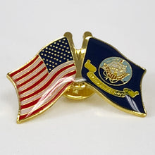 Load image into Gallery viewer, Navy USA Lapel Pin