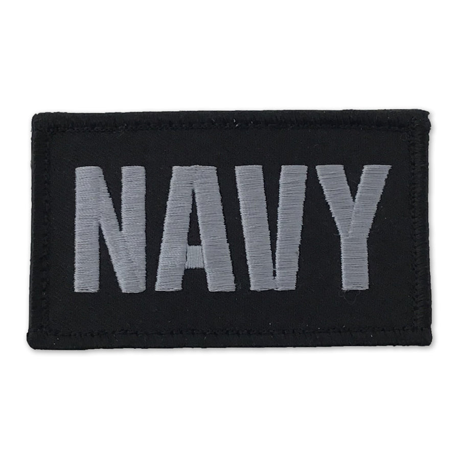 Navy Velcro Patch (Black)