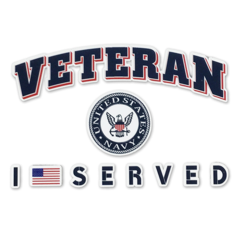 Navy Veteran I Served Decal