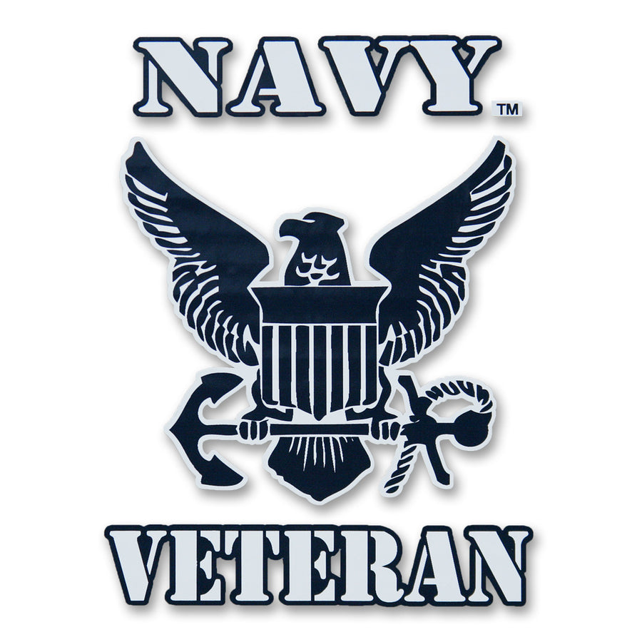 Navy Veteran Logo Decal