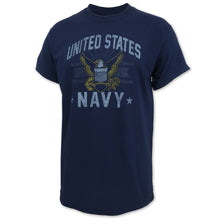 Load image into Gallery viewer, Navy Vintage Basic T-Shirt (Navy)