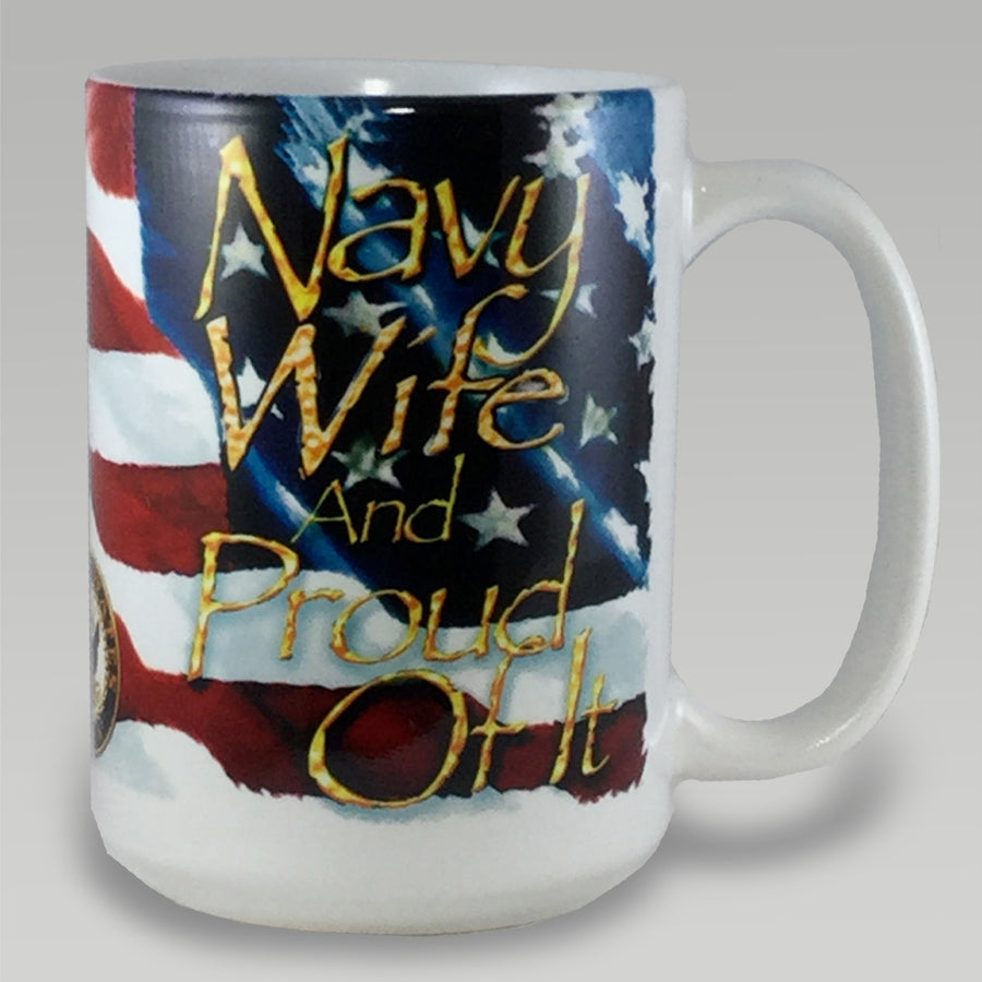 Navy Wife Coffee Mug