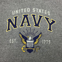 Load image into Gallery viewer, Navy Youth Eagle Est. 1775 T-Shirt (Grey)