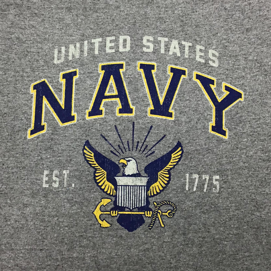 Navy Youth Eagle Est. 1775 T-Shirt (Grey)