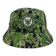 Load image into Gallery viewer, Navy Bucket Hat