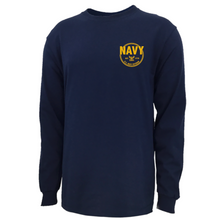 Load image into Gallery viewer, Navy Veteran Long Sleeve T-Shirt