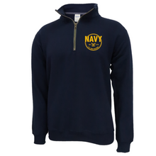 Load image into Gallery viewer, Navy Retired Left Chest 1/4 Zip