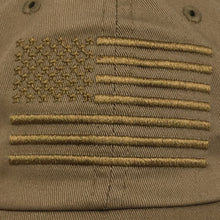 Load image into Gallery viewer, American Flag Hat (Coyote Brown)