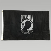 Load image into Gallery viewer, POW MIA 2 Sided Embroidered Flag (3&#39;X5)