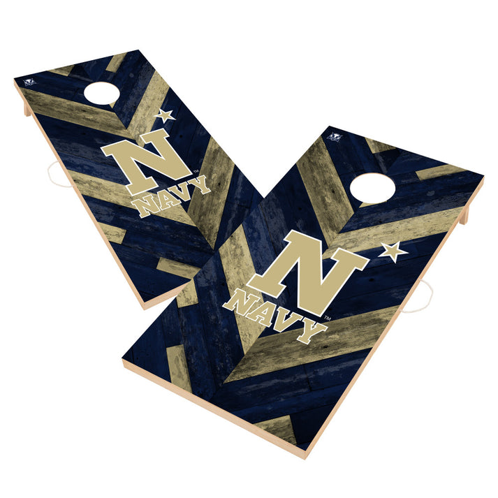 Naval Academy 2x4 Solid Wood Cornhole