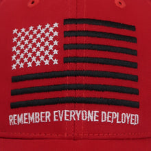 Load image into Gallery viewer, R.E.D. Remember Everyone Deployed Hat (Red)