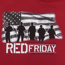 Load image into Gallery viewer, RED Friday USA Flag Hood (Cardinal)