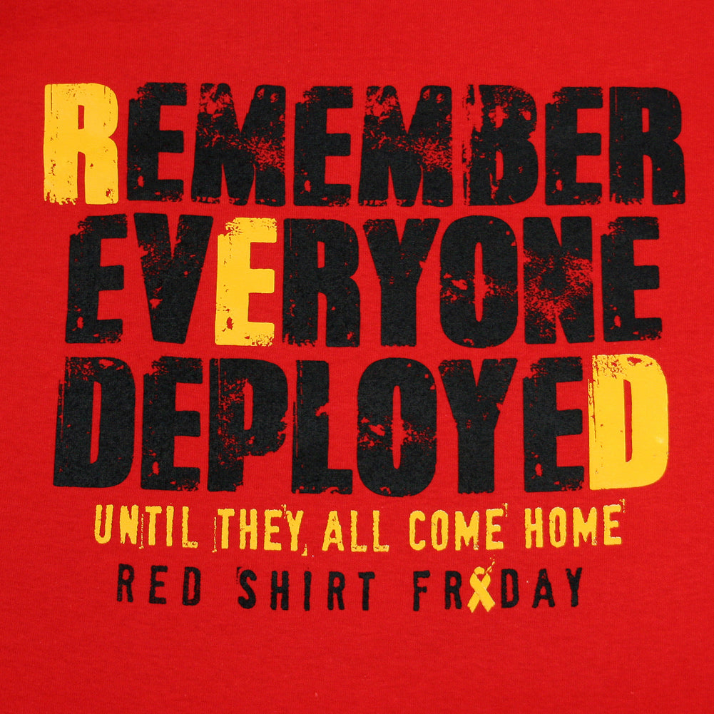 Remember Everyone Deployed T-Shirt (Red)