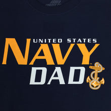 Load image into Gallery viewer, United States Navy Dad T-Shirt (Navy)