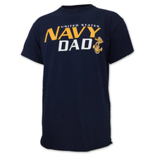 Load image into Gallery viewer, United States Navy Dad T-Shirt (Navy)