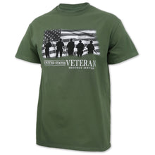 Load image into Gallery viewer, United States Veteran Proudly Served T-Shirt (OD Green)
