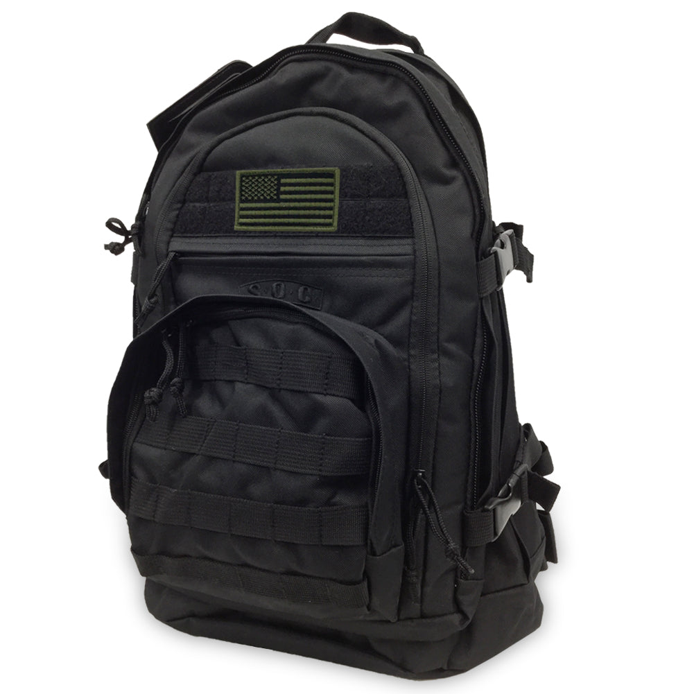 USA Flag S.O.C. 3 Day Pass Bag (Black)