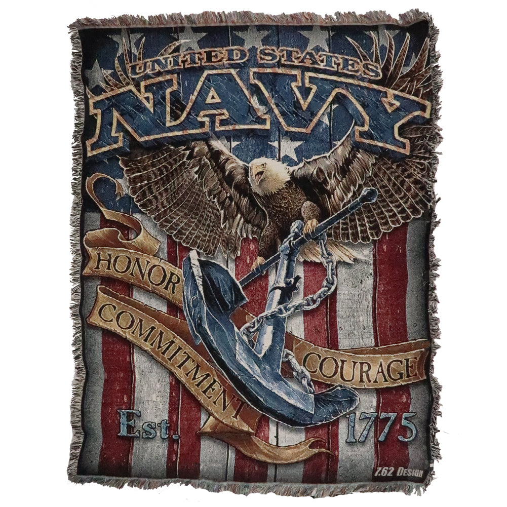 USN Fighting Eagle Blanket 53