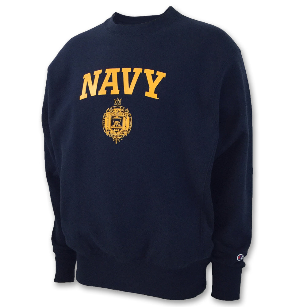 U.S. Navy Sweatshirts: USNA Issue Champion Reverse Weave Crewneck 