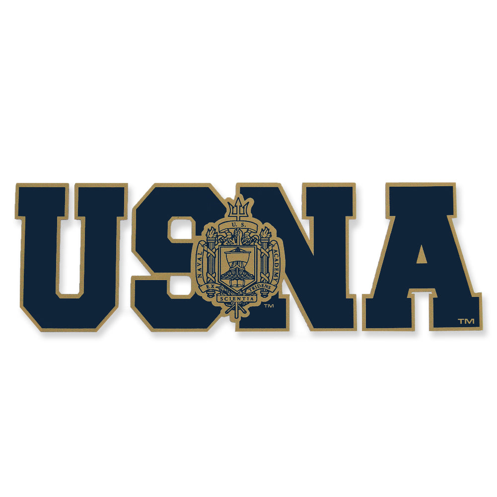 USNA With Crest Decal