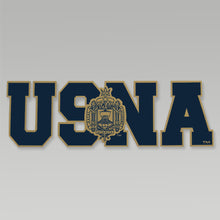 Load image into Gallery viewer, USNA With Crest Decal
