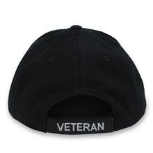 Load image into Gallery viewer, Veteran Flag Hat (Black)