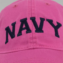 Load image into Gallery viewer, Womens Navy Arch Hat (Pink)
